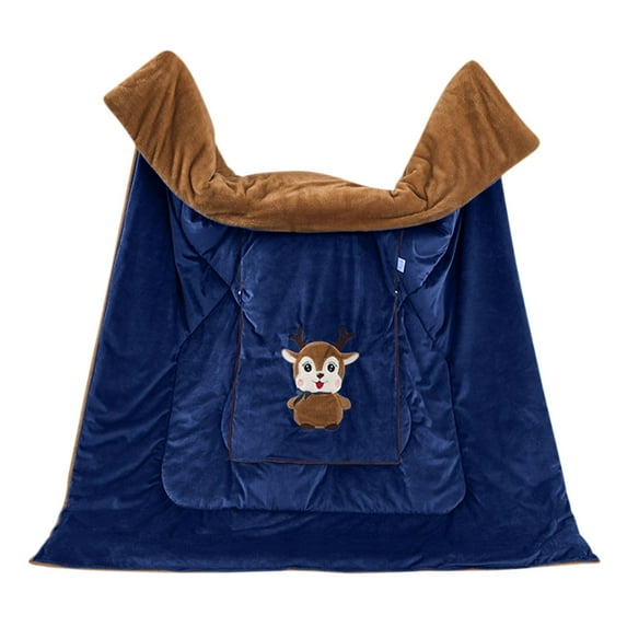 Loyerfyivos 2 in 1 Pillow Quilt, Soft and Lightweight Travel Pillow Blanket Set for Airplanes, Foldable Blanket and Portable Throw Pillow with Zippers Design Combo for Home Office Car 40*60 Inches