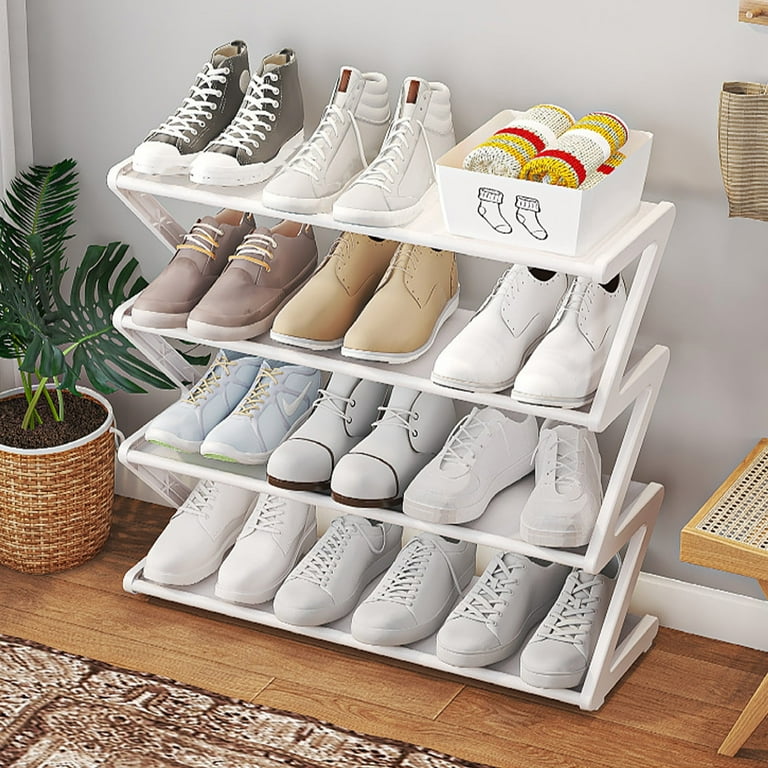 Loyerfyivos Tier Stainless Steel Shoe Rack Organizer, Easy to
