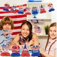 thumbnail image 1 of Loyerfyivos 9 Pieces Independence Day Honeycomb Ornament, Patriotic Table Centerpiece, 4th of July Honeycomb Centerpiece, 3-D Patriotic Table Decoration, 1 of 9