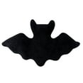 thumbnail image 1 of Loyerfyivos Bat Pillows Happy Halloween Bat Shaped Throw Pillow Bat Stuffed Pillow Toy Decorative Goth Throw Pillows for Halloween Home Party Car Bed Couch Decor, Black, 1 of 8