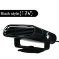 thumbnail image 1 of Loyerfyivos Car Heater Vehicle Fan 2 in1 12V 150W Portable 30 Seconds Fast Heating Quickly Defrosts Defogger Auto Ceramic Heater Cooling Fan Plug in Cig Lighter Demister Black, 1 of 7