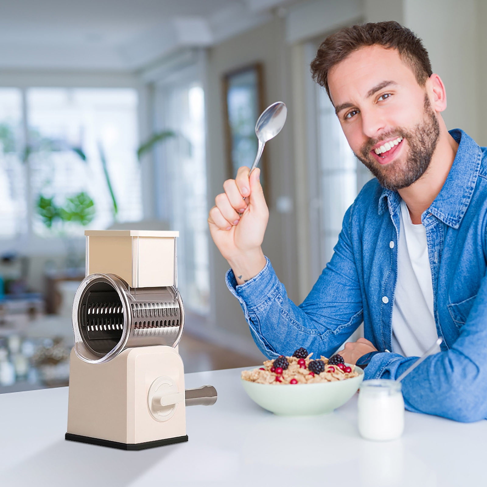  Cheese Grater Rotary, Rotary Grater for Kitchen