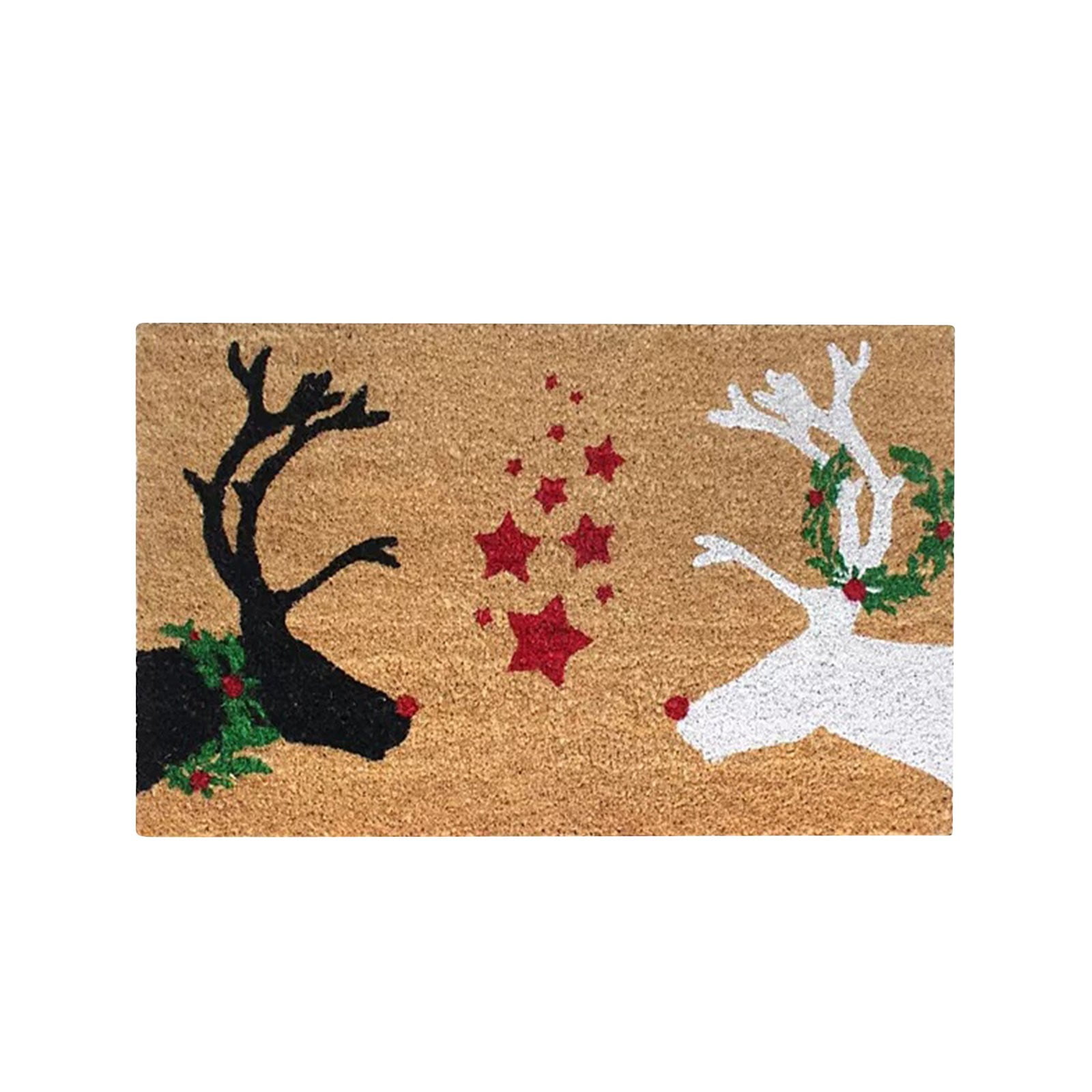 Loyerfyivos Christmas Door Mat Outdoor Mat for Front Door,Merry