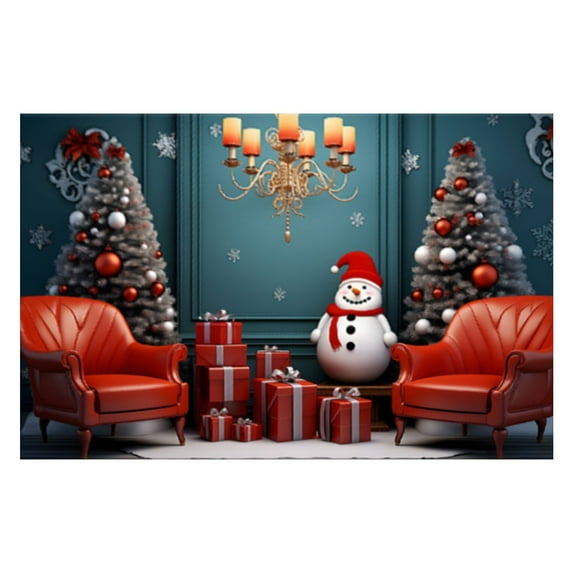 Loyerfyivos Christmas Doormat 16 x 24 Inch Xmas Holiday Decorative Christmas Tree Santa Snowman Elk Snowflake Welcome Mat for Home Decoration Non Slip Door Mat Outdoor Indoor Entrance Floor Mat