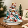 thumbnail image 1 of Loyerfyivos Christmas Tree Desktop Ornaments Kits, Desktop Christmas Decorations, 2D Acrylic Flat Christmastree DIY D-esktop Decor, Children's D-esktop Christmastree Decoration Gifts, 1 of 6