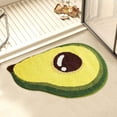 thumbnail image 1 of Loyerfyivos Cute Fruit Bath Mat Cartoon Floor Mats, Non Slip Bathroom Rugs Extra Absorbent Soft Bath Rug, Machine Washable Dryable, Bathtub Carpet Shower Mat Indoor Door Mat (16"x24",Avocado), 1 of 6