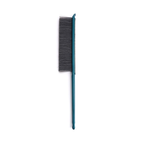 Loyerfyivos Dust Brush Hand Broom, Bench Brushes with Bristles, Handle Hair Brushes for Counter Bed Sofa Car Fireplace Household Woodworking Cleaning (Light Blue)
