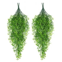 Loyerfyivos Fake Hanging Plants Small Artificial Plants Plants Indoor for Aesthetic Living Room Office Shelf Decor Home Bedroom Living Room Decor