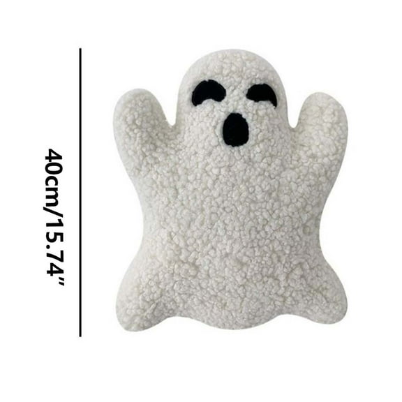 Loyerfyivos Ghost Pillow, Halloween Bedding, Ghost-Shaped Pillow, Ghost Throw Pillow, Halloween Ghost Pillow (15.7 inches)