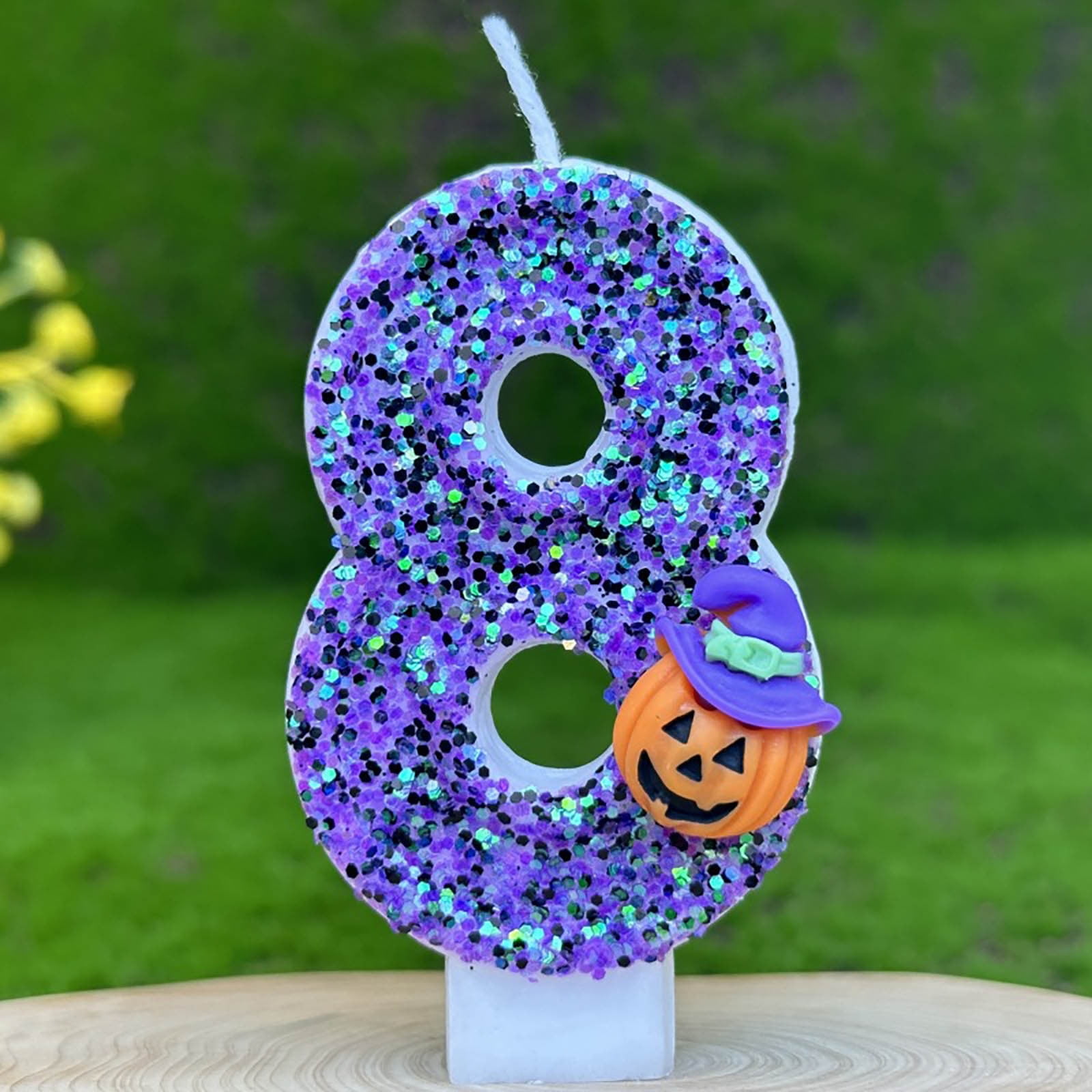 WAOUH Little Pumpkin Birthday Banner & Cake Topper Set - Halloween Baby Shower Decor, Cake Smash Photo Prop - View #8