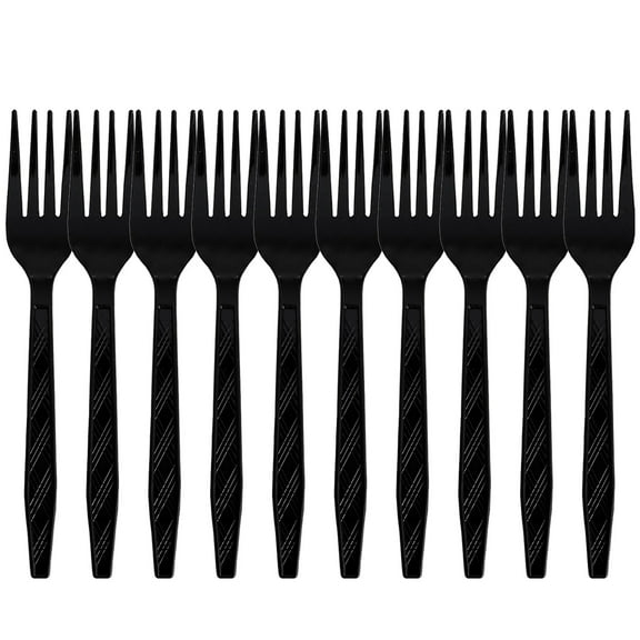 Loyerfyivos Halloween Tableware Party Supplies - Disposable Dinnerware Set with Paper Plates, Napkins, and Forks for Spooky Halloween Party Supplies, Birthday Decorations - Forks(10pc)