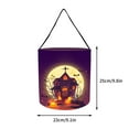 thumbnail image 1 of Loyerfyivos Halloween Trick or Treat Bags Halloween Candy Bags Goodie Bags Candy Bags Multipurpose Reusable Goody Bucket for Kids Halloween Party Supplies, 1pc (Castle), 1 of 9