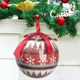 thumbnail image 1 of Loyerfyivos Holiday Ball Ornament Tree Ornament, 2.8 Inch Multi-style Holiday Light Bulb Ornament Holiday Tree Ornament Tree Dress Family Party Holiday Ornament, 1 of 9