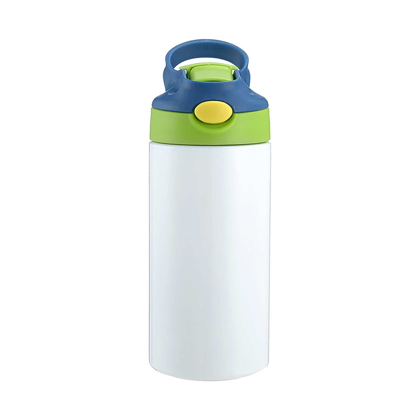 Loyerfyivos Kids Insulated Water Bottle with Pop-Open Straw & Spout 2-in-1 Lid, 12oz Leak Proof Stainless Steel Vacuum Tumbler, BPA-Free Kids Cup For Travel School Boys Girls