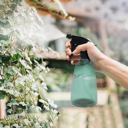 Loyerfyivos Plant Mister Water Spray Bottle for Plants - BPA Free - Plastic Refillable Containers Fine Mist Plant Spray Bottle with Adjustable Nozzle for Gardening, Cleaning, Green