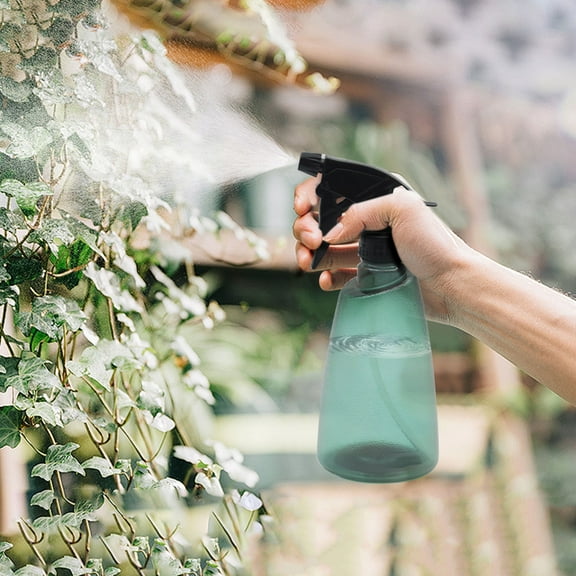 Loyerfyivos Plant Mister Water Spray Bottle for Plants - BPA Free - Plastic Refillable Containers Fine Mist Plant Spray Bottle with Adjustable Nozzle for Gardening, Cleaning, Green