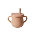 thumbnail image 1 of Loyerfyivos Silicone Cups With Straw Feeding Cups With 2 Handles And For Infants Random Designss For Drinks And Snacks, 1 of 5