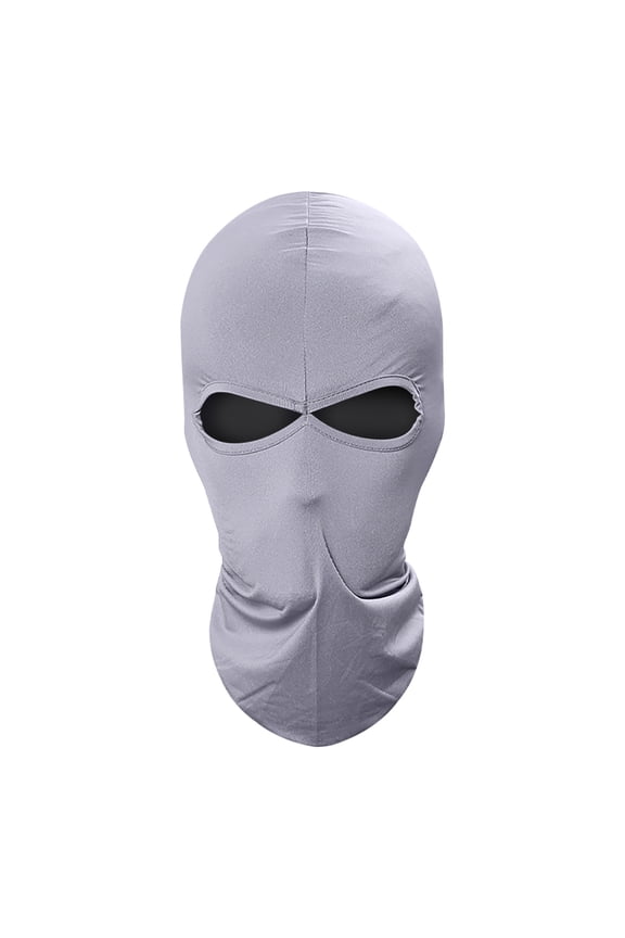 Ski Mask - Thermal Face Mask for Cold Weather with Breathable Air Vents - Winter Full Face Mask - Accessory For Halloween Party, 1PC, Gray