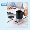 thumbnail image 1 of Loyerfyivos Smart Heated Mug Kit with Charger, Mug Warmer for Desk, Electric Coffee Warmer, Heated Coffee Mug Rechargeable (Black,Pink), 1 of 9