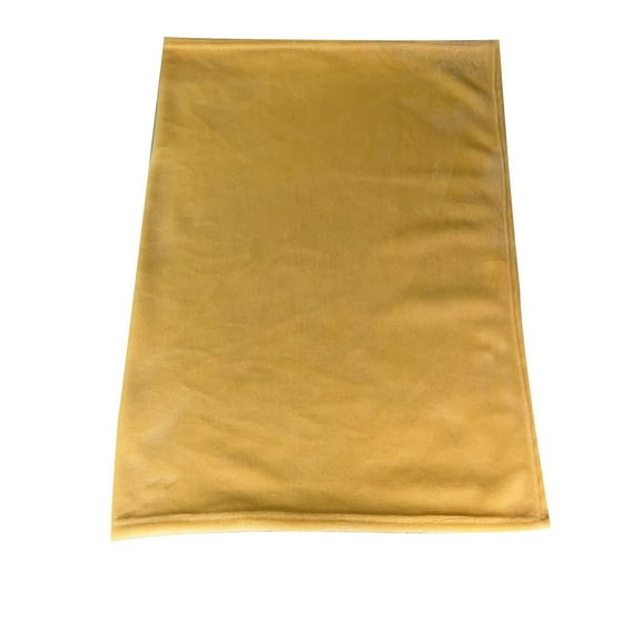 Loyerfyivos Super Soft Warm Light Weight Fleece Throw Blanket for Couch/Sofa/Bed/Chair in Living Room & Bed Room, 27.5" x 40" (Yellow)