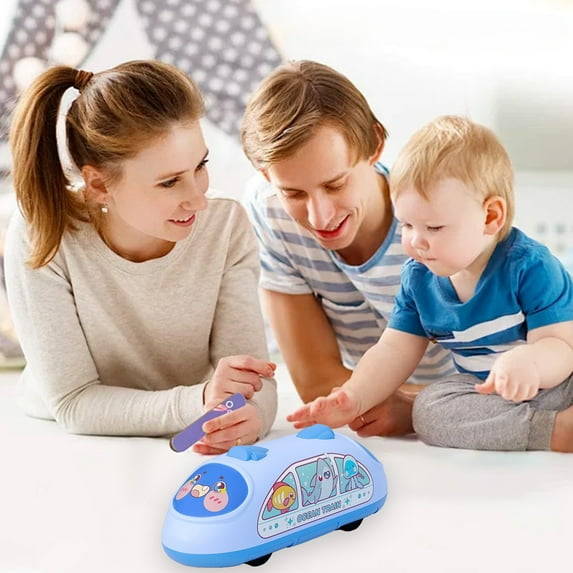 Loyerfyivos Train Set, Toddler Toys for 2 4 3 Year Old Boys Gifts, Montessori Toys for 3 4 5 Year Old Girls Birthday Gifts, Trains for Kids, Toddler Boys and Girls 3, 4, 5 Years Old and Up