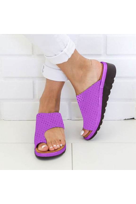 UTTOASFAY Sandals for Women Women Dressy Comfy Platform Casual Shoes Summer Beach Travel Slipper Flip Flops