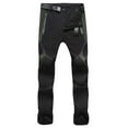 thumbnail image 1 of UTTOASFAY Mens Pants Men Couple Waterproof Windproof Outdoor Hiking Quik Dry Pants Trousers Gray 29(S), 1 of 3