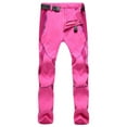 thumbnail image 1 of UTTOASFAY Mens Pants Men Couple Waterproof Windproof Outdoor Hiking Quik Dry Pants Trousers Pink 34(XXXL), 1 of 3