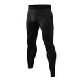 thumbnail image 1 of LoyisViDion Mens Pants Clearance Men'S Sports Stretch Leggings Trousers Breathable Quick-Drying Wicking Fitness Pants Black 8(L), 1 of 3