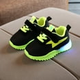 thumbnail image 1 of LoyisViDion Toddler Shoes Clearance Children&nbsp;Baby Girls Boys Breathable Shoes Mesh Led Luminous Sport Run Sneakers Shoes Green 3-3.5Years, 1 of 7