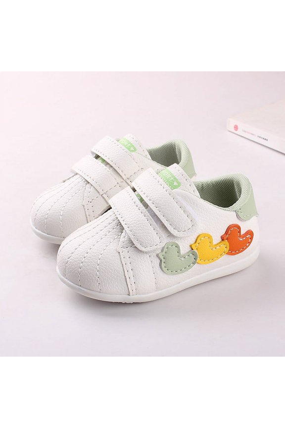 Toddler Shoes Clearance Infant Baby Boys Girls' Sneakers Soft Shoes Anti-Slip Newborn Toddler Outdoor Shoes Green 9-12Months