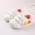 thumbnail image 1 of LoyisViDion Toddler Shoes Clearance Infant Baby Boys Girls' Sneakers Soft Shoes Anti-Slip Newborn Toddler Outdoor Shoes Pink 15-18Months, 1 of 2