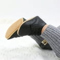 thumbnail image 1 of UTTOASFAY Toddler Shoes Infant Baby Boys Sneakers Soft Shoes Anti-Slip Soft Sole Walker Outdoor Crib Shoes Black 0-6 Months, 1 of 9