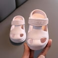 thumbnail image 1 of LoyisViDion Toddler Shoes Clearance Summer Baby Hole Shoes Children Non -Slip Soft Floor Old Boys Girl Beach Sandals Pink 3.5-4.5Years, 1 of 8