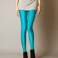 thumbnail image 1 of UTTOASFAY Woman Pants Women'S High Waisted Pants Elasticity Ninth Pants Show Thin Leggings Tummy Control Sky Blue XL, 1 of 3