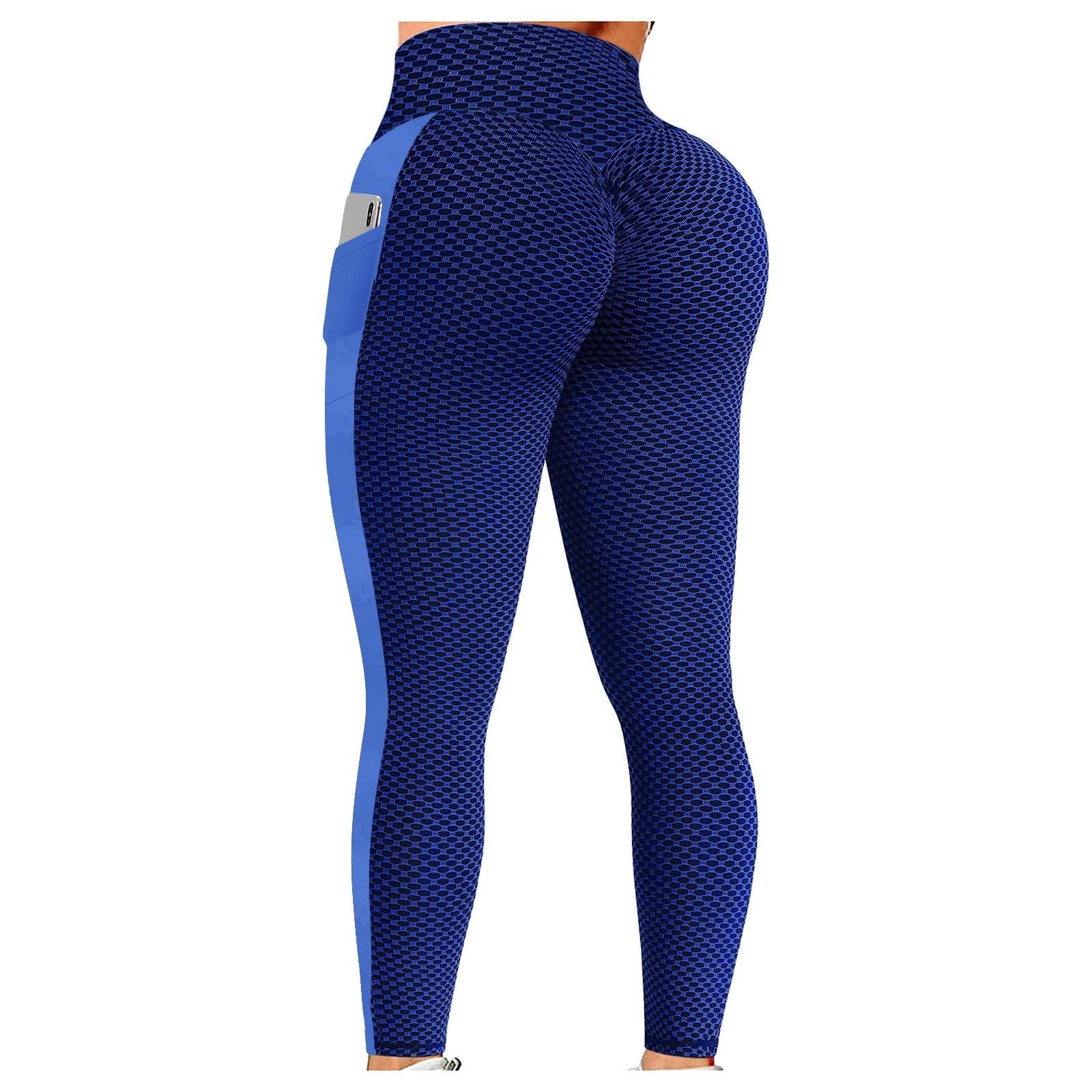 LoyisViDion Women High Waist Yoga Pants Seamless Butt Lifting Workout  Leggings Green 8(L) 