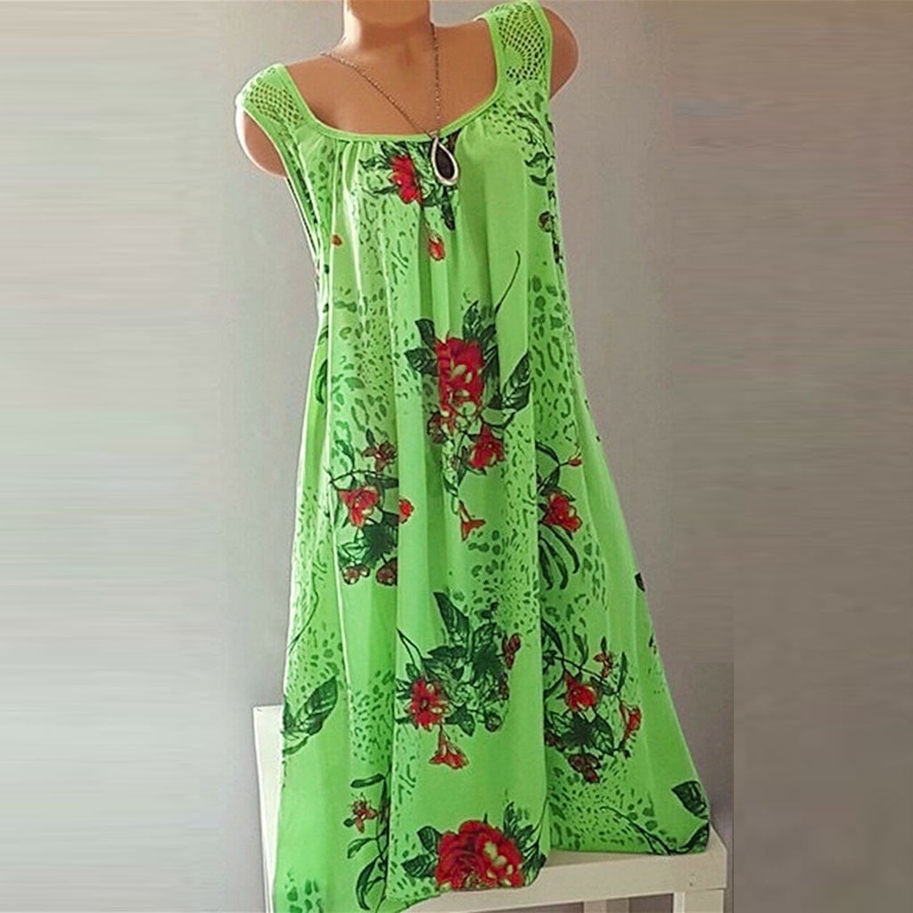 LoyisViDion Women Plus Size Dress Clearance Women Ladies Fashion