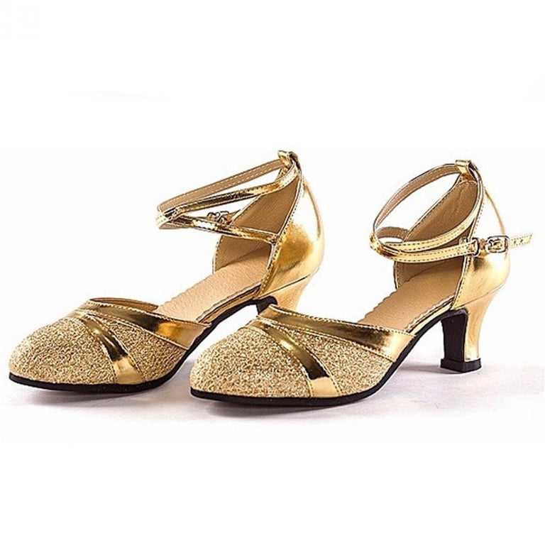 Women's Professional Open-Toe Body Stran Latin Dance Shoes For Ballroom Jazz Tango Social Salsa