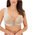 thumbnail image 1 of LoyisViDion Women'S Solid Bra Wire Free Underwear One-Piece Bra Everyday Underwear Beige M, 1 of 9