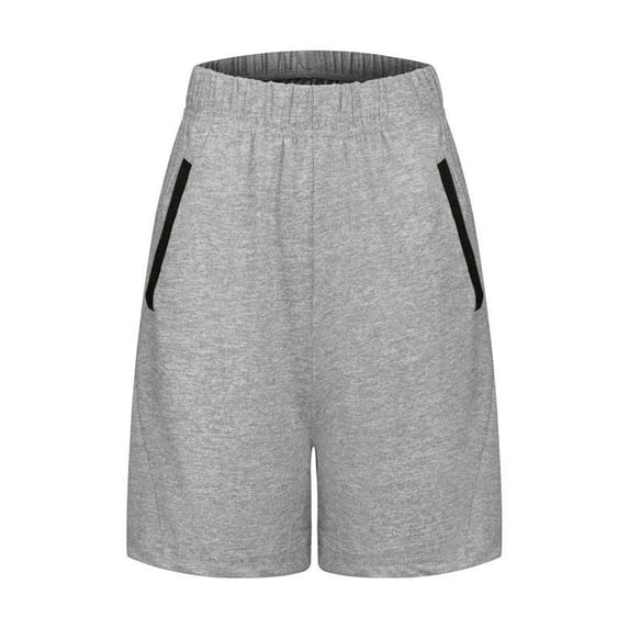 HWRETIE Woman Pants Clearance,Fashion Sport Yoga Pants Solid Mid Cotton High Waist Active Pockets Solid Shorts Purple 8-10(M)