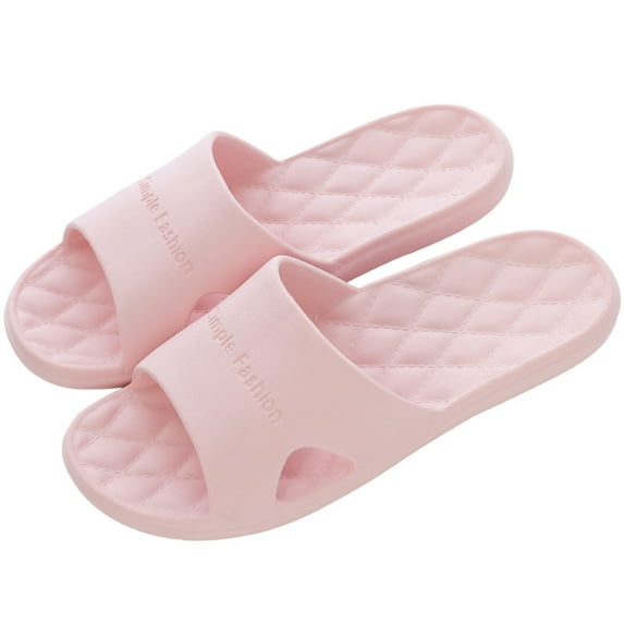 Loyisvidion Womens Sandals Women's Fashion Casual Coupless Home Bathroom Shower Non-Slip Slippers Pool Shoes Pink 7(35-36)