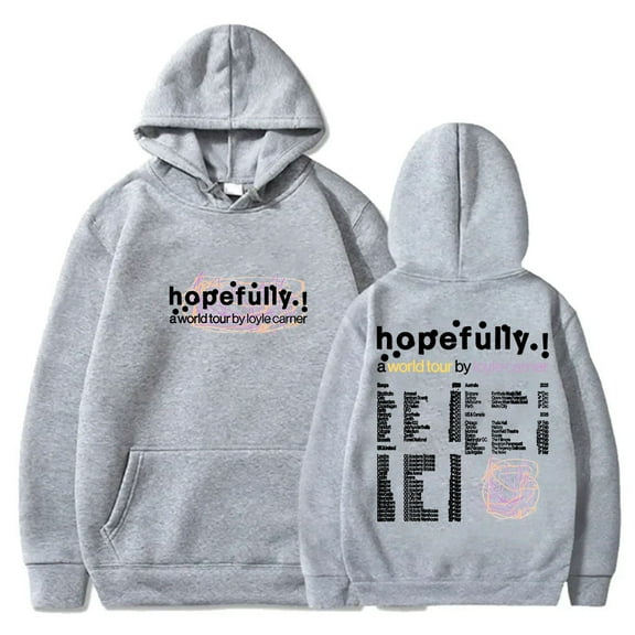 Loyle Carner Hopefully Tour Merch Hoodies Women Men HipHop Long Sleeve Sweatshirts