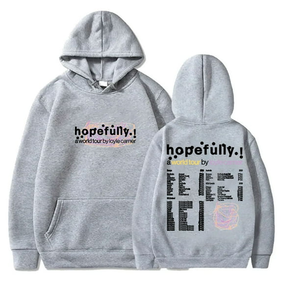 Loyle Carner Hopefully Tour Merch Hoodies Women Men HipHop Long Sleeve Sweatshirts