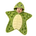 thumbnail image 1 of Loyni Cute Animal Baby Starfish Onesie 0 3 Months Unisex Newborn Zipper Swaddle Sack Cartoon Print Star‑Shape Warm Wearable Wrap Sleeping Blanket, 1 of 5