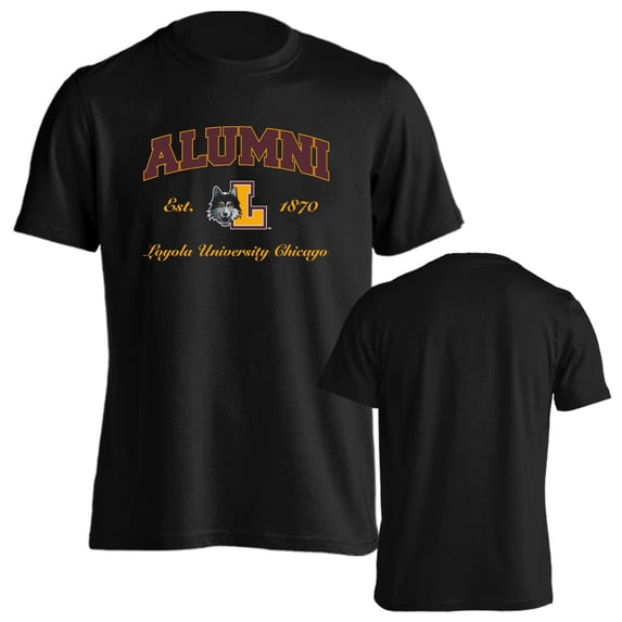 Loyola Chicago Ramblers Alumni Proud Graduate Short Sleeve T-Shirt