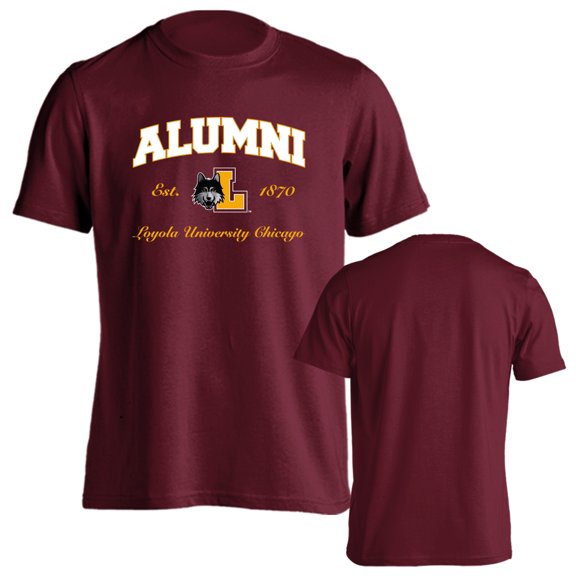 Loyola Chicago Ramblers Alumni Proud Graduate Short Sleeve T-Shirt