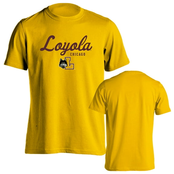 Loyola Chicago Ramblers Classic Arch with Mascot Short Sleeve T-Shirt