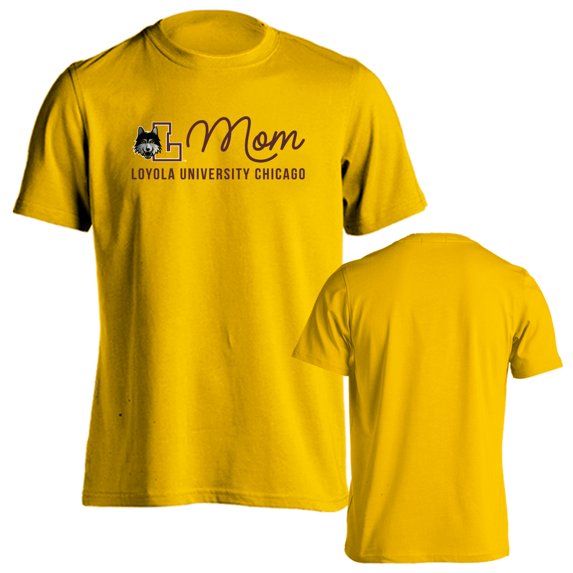 Loyola Chicago Ramblers Mom Proud Parent Short Sleeve T-Shirt