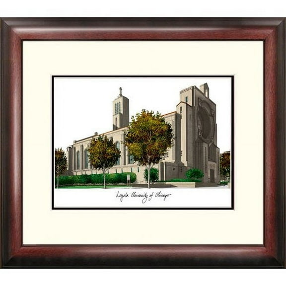 Loyola University Chicago Alumnus Framed Lithograph