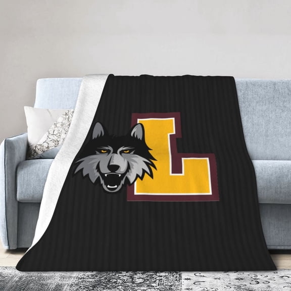 Loyola University Chicago Logo Ultra-Soft Micro Fleece Blanket Multi-Size Flannel Blanket